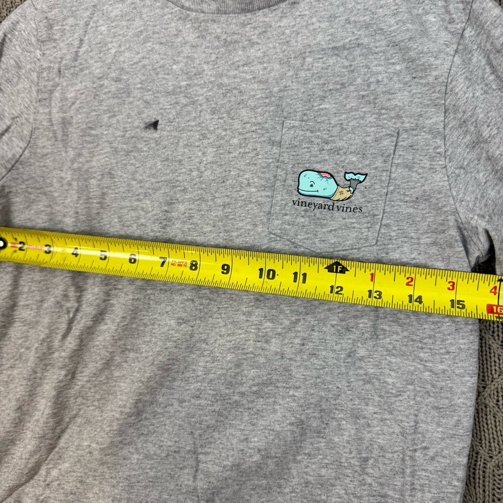 Vineyard Vines Kids Gray Halloween Whale Long Sleeve Tee ~ FITS 8/10 - Picture 10 of 11